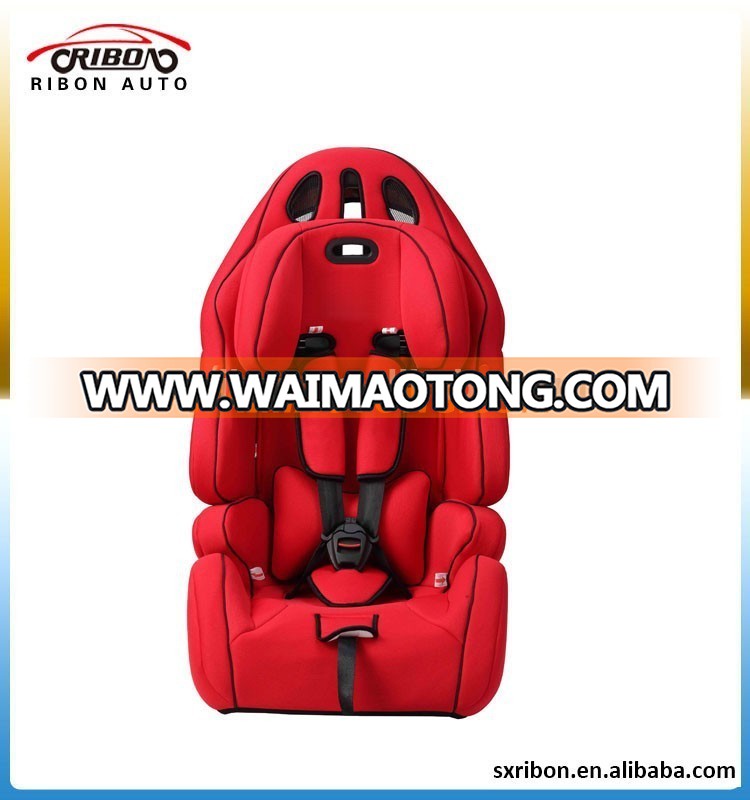 Sports car child safety seat for 9-36kgs,1-12 year baby safety seat