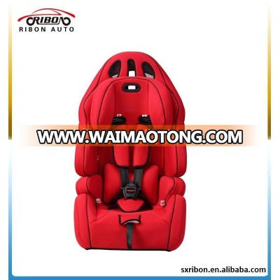 Sports car child safety seat for 9-36kgs,1-12 year baby safety seat