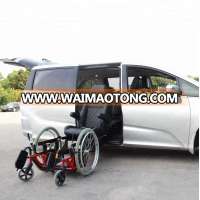 Car turning seat to help wheelchair user to get on vehicle pass impact test and EMC test